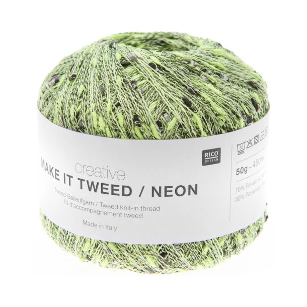 Rico Design Make it Tweed Neon Yellow