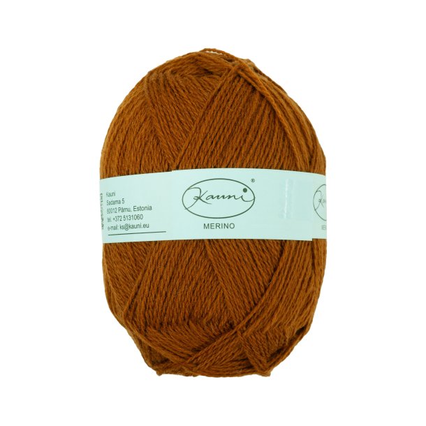 Kauni Medium Kobber Brun M-N6 Merinould