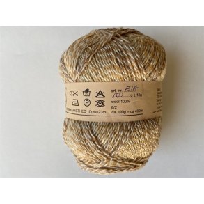 KAUNI EIA Beige Lilla Bl med hvid flgetrd