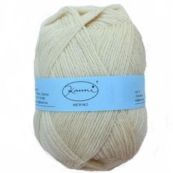 Kauni Off White M-A Merinould